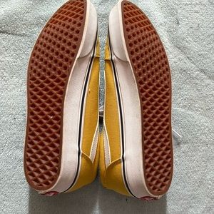Mustard low top vans